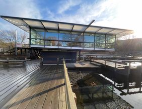 Teehaus im Frühling